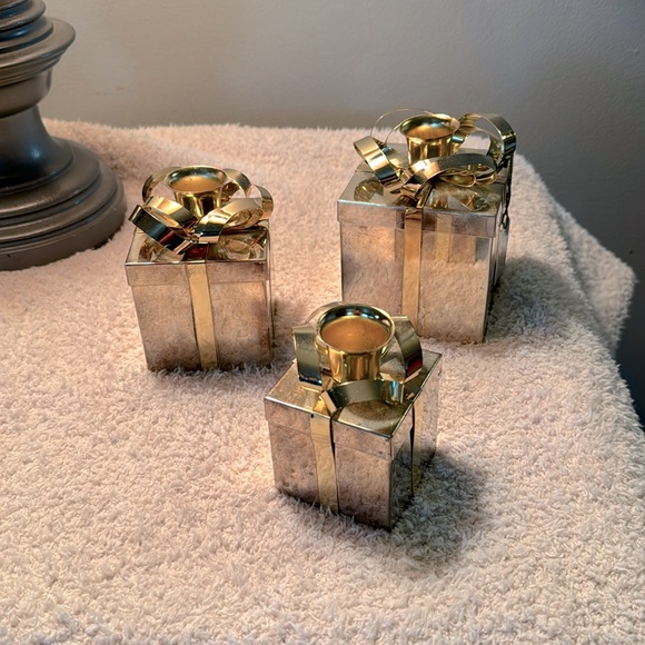Other - Vintage Godinger Studio gift present silver plate candle holder set